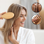 Bambuko Šepetys - mažina lūžinėjimą, lengvai išnarplioja raizginius