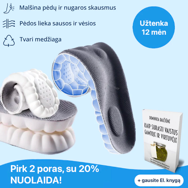 Masažiniai Ortopediniai Vidpadžiai